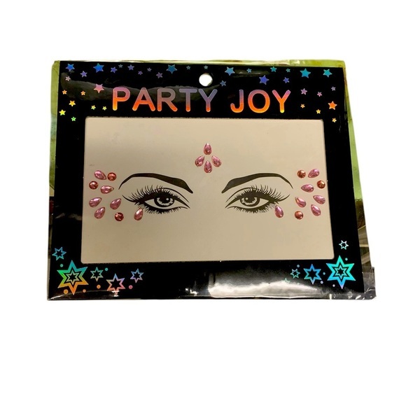 party joy Accessories - Party Joy Pink Face Jewels